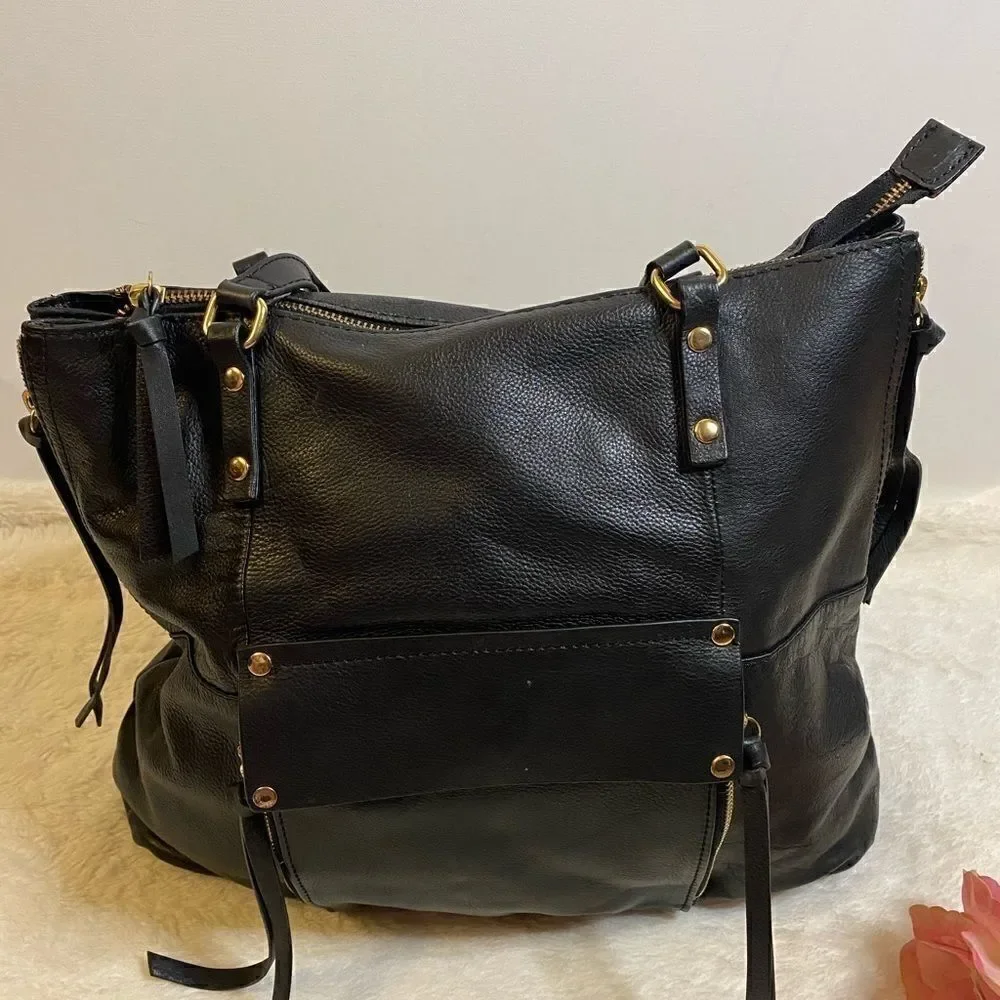 🛍️Kooba GK1206/08 Everette leather tote Bags black